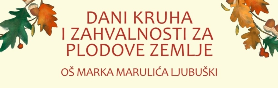 Dani kruha i zahvalnosti za plodove zemlje
