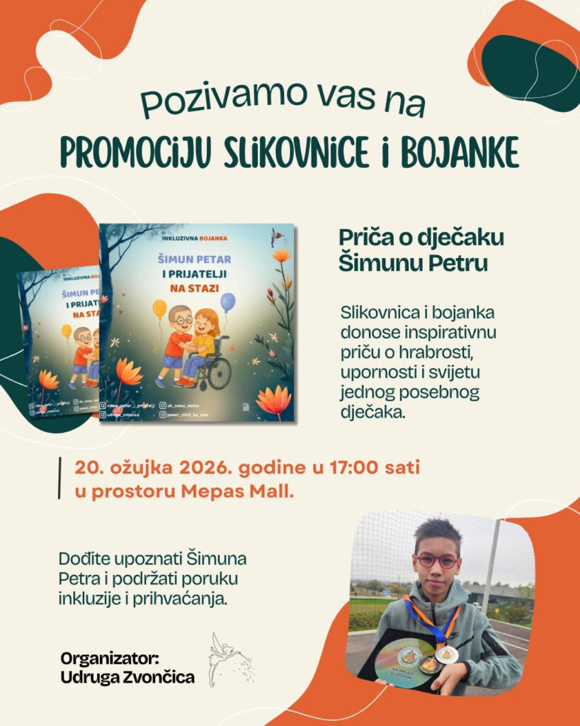 Šimun Petar predstavlja svoju inkluzivnu slikovnicu Šimun Petar predstavlja svoju inkluzivnu slikovnicu