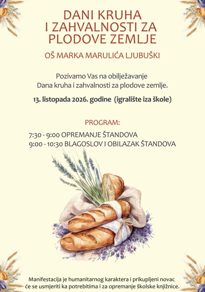 Dan kruha i zahvalnosti za plodove zemlje