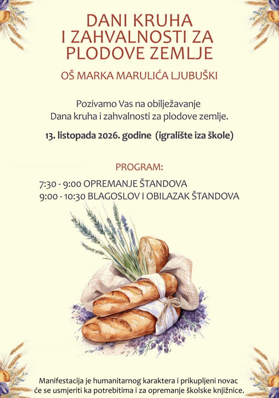 Dan kruha i zahvalnosti za plodove zemlje